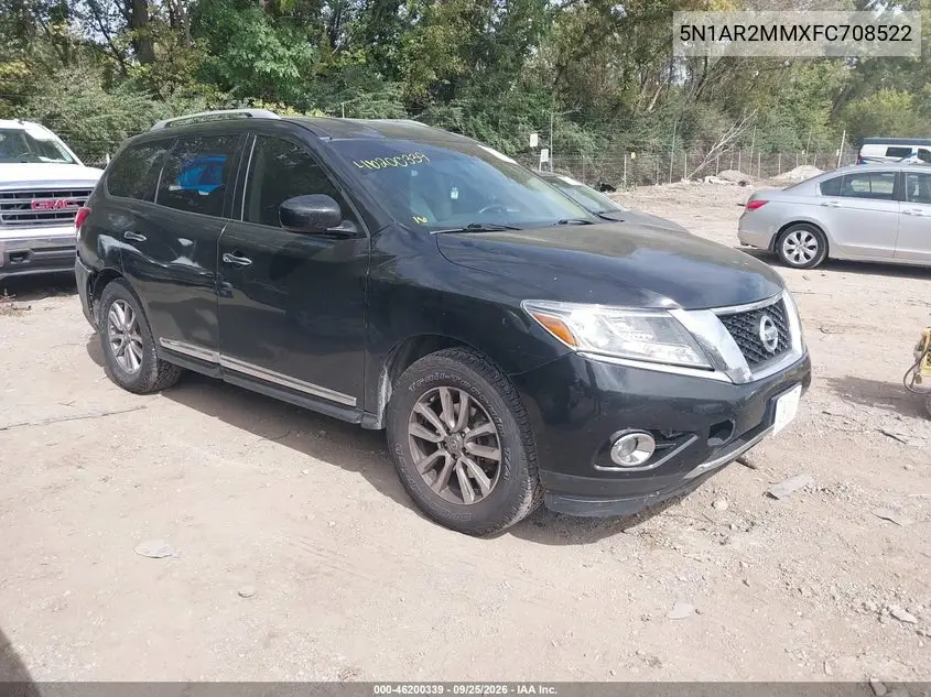 NISSAN PATHFINDER 2015, VIN 5N1AR2MMXFC708522
