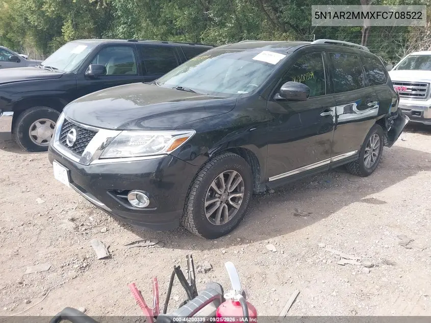 2015 NISSAN PATHFINDER VIN 5N1AR2MMXFC708522 — фото 2