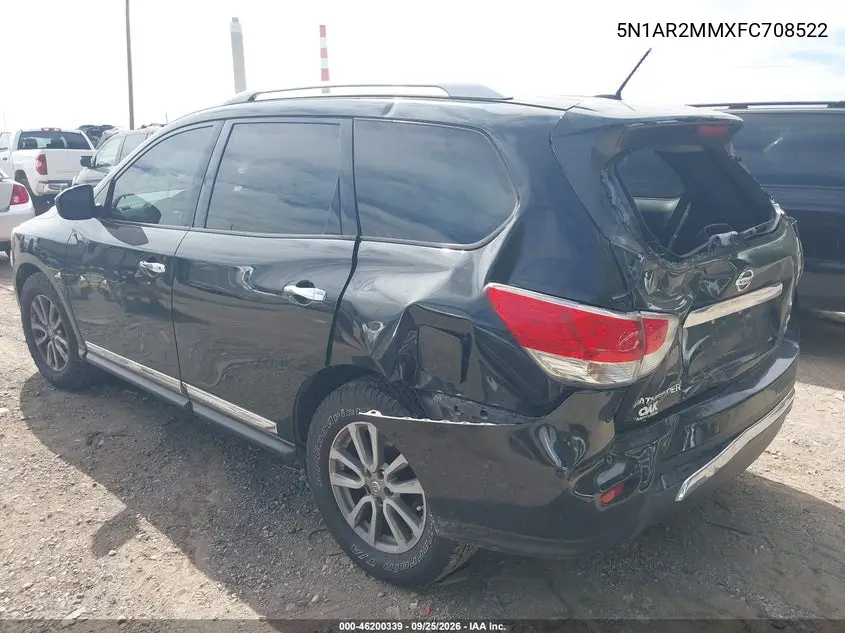 2015 NISSAN PATHFINDER VIN 5N1AR2MMXFC708522 — фото 3
