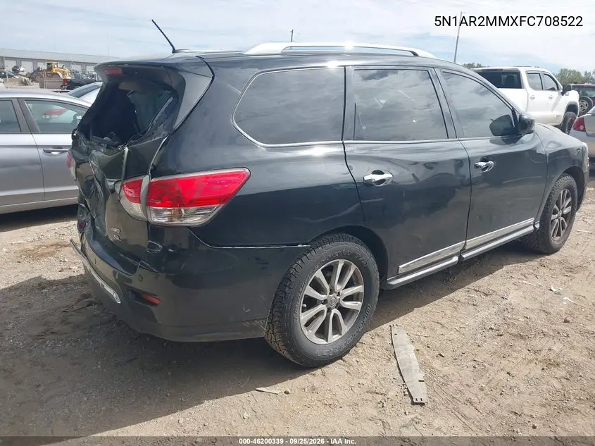 2015 NISSAN PATHFINDER VIN 5N1AR2MMXFC708522 — фото 4