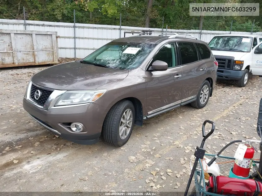 2015 NISSAN PATHFINDER VIN 5N1AR2MN0FC603299 — фото 2