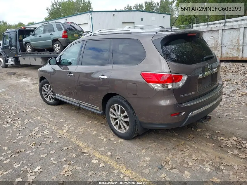 2015 NISSAN PATHFINDER VIN 5N1AR2MN0FC603299 — фото 3