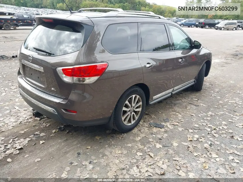 2015 NISSAN PATHFINDER VIN 5N1AR2MN0FC603299 — фото 4