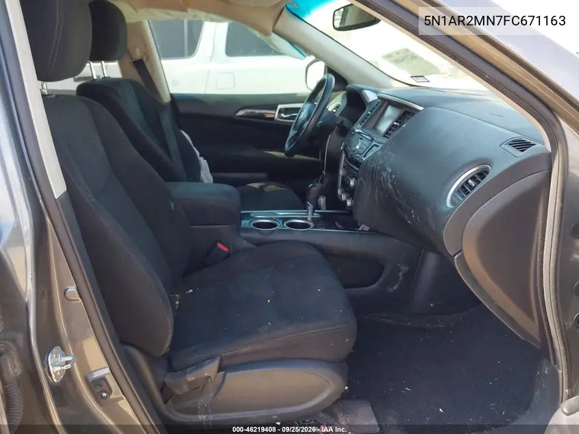 2015 NISSAN PATHFINDER VIN 5N1AR2MN7FC671163 — фото 5