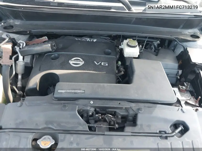2015 NISSAN PATHFINDER VIN 5N1AR2MM1FC713219 — фото 10