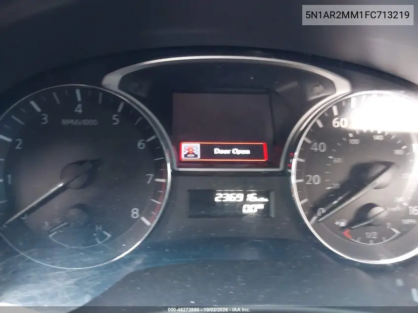2015 NISSAN PATHFINDER VIN 5N1AR2MM1FC713219 — фото 7