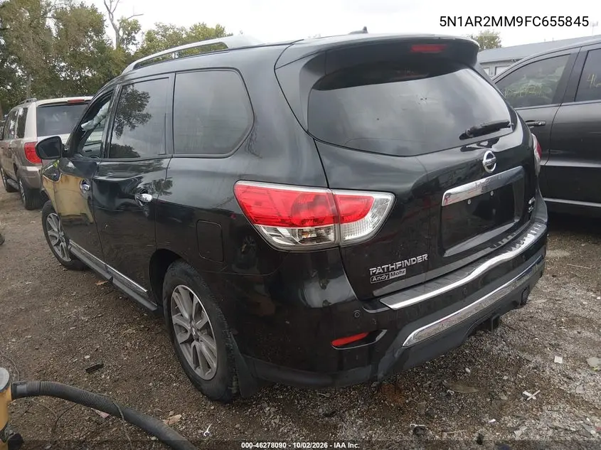 2015 NISSAN PATHFINDER VIN 5N1AR2MM9FC655845 — фото 3