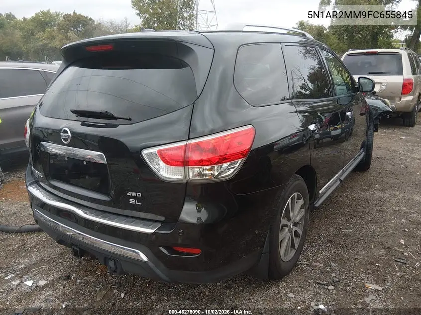 2015 NISSAN PATHFINDER VIN 5N1AR2MM9FC655845 — фото 4