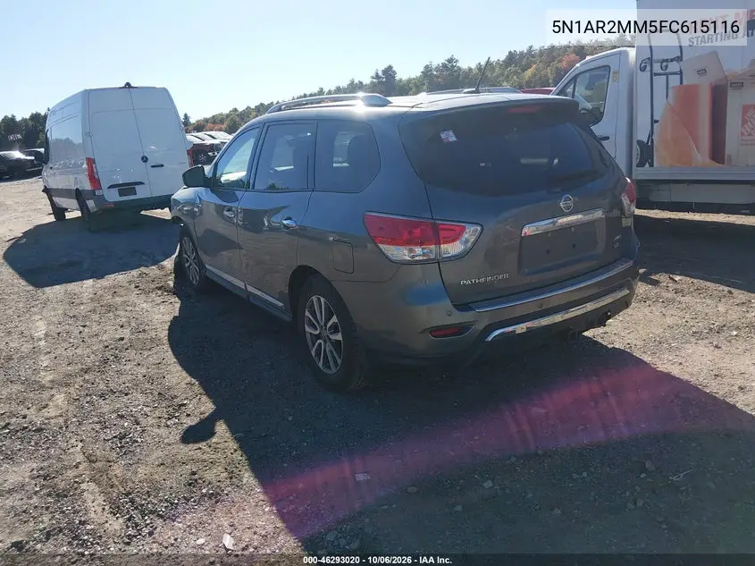 2015 NISSAN PATHFINDER VIN 5N1AR2MM5FC615116 — фото 3