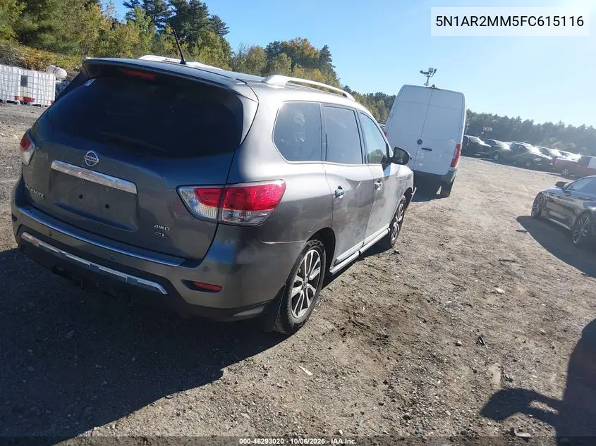2015 NISSAN PATHFINDER VIN 5N1AR2MM5FC615116 — фото 4