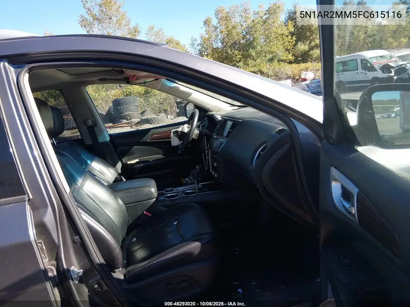2015 NISSAN PATHFINDER VIN 5N1AR2MM5FC615116 — фото 5