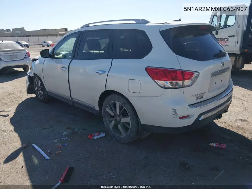 2015 NISSAN PATHFINDER VIN 5N1AR2MMXFC634907 — фото 3
