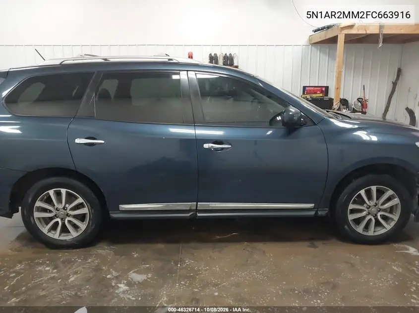 2015 NISSAN PATHFINDER VIN 5N1AR2MM2FC663916 — фото 13