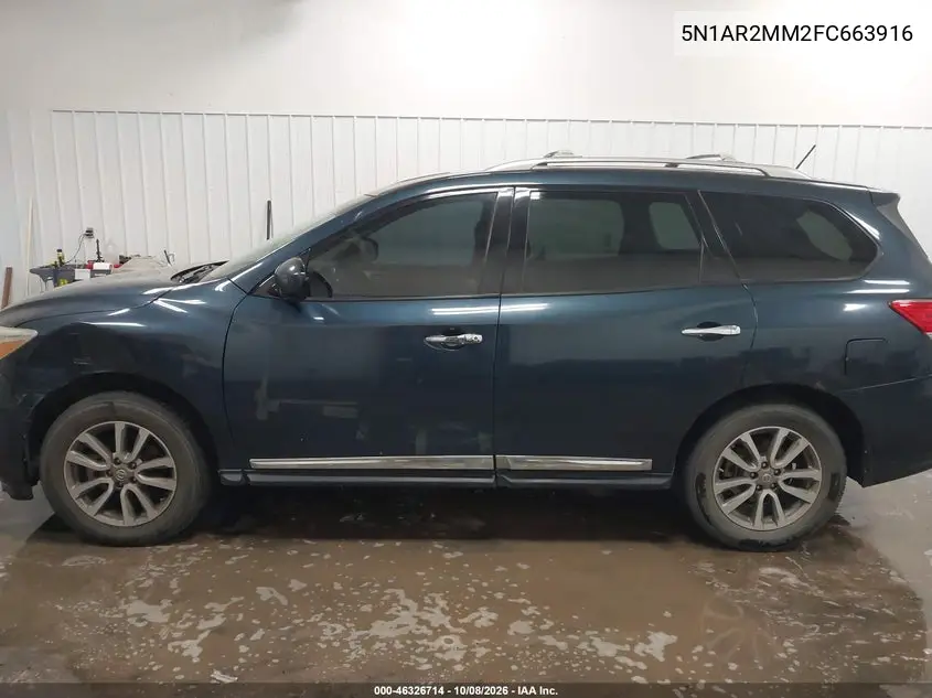 2015 NISSAN PATHFINDER VIN 5N1AR2MM2FC663916 — фото 14