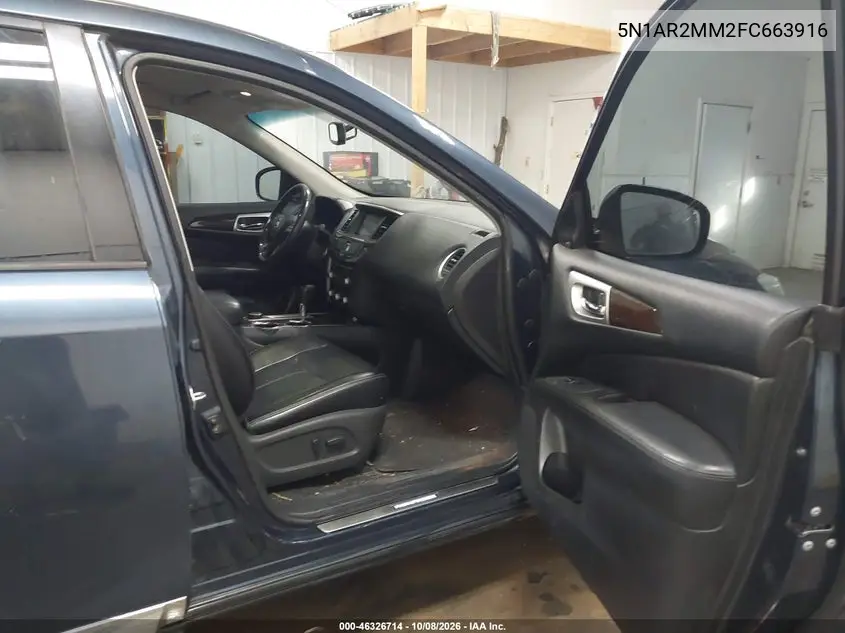 2015 NISSAN PATHFINDER VIN 5N1AR2MM2FC663916 — фото 5