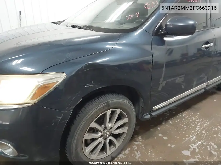 2015 NISSAN PATHFINDER VIN 5N1AR2MM2FC663916 — фото 6