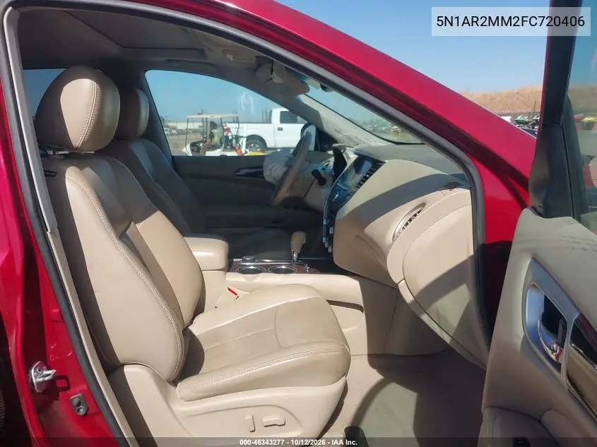 2015 NISSAN PATHFINDER VIN 5N1AR2MM2FC720406 — фото 5