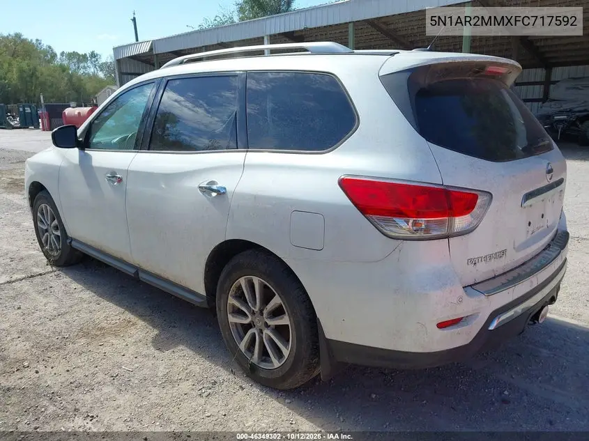 2015 NISSAN PATHFINDER VIN 5N1AR2MMXFC717592 — фото 3