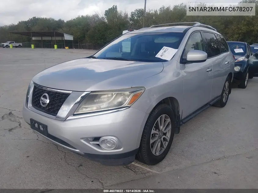 2015 NISSAN PATHFINDER VIN 5N1AR2MM4FC678207 — фото 2