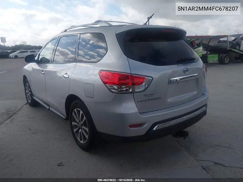 2015 NISSAN PATHFINDER VIN 5N1AR2MM4FC678207 — фото 3