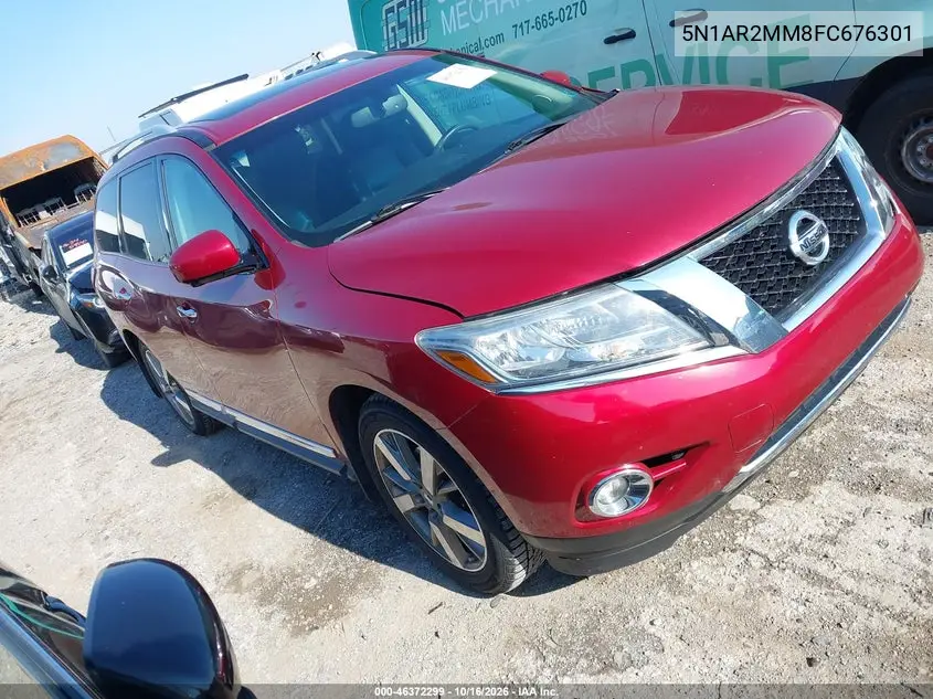 NISSAN PATHFINDER 2015, VIN 5N1AR2MM8FC676301