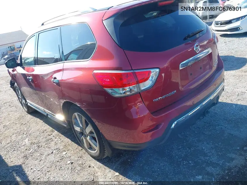 2015 NISSAN PATHFINDER VIN 5N1AR2MM8FC676301 — фото 3