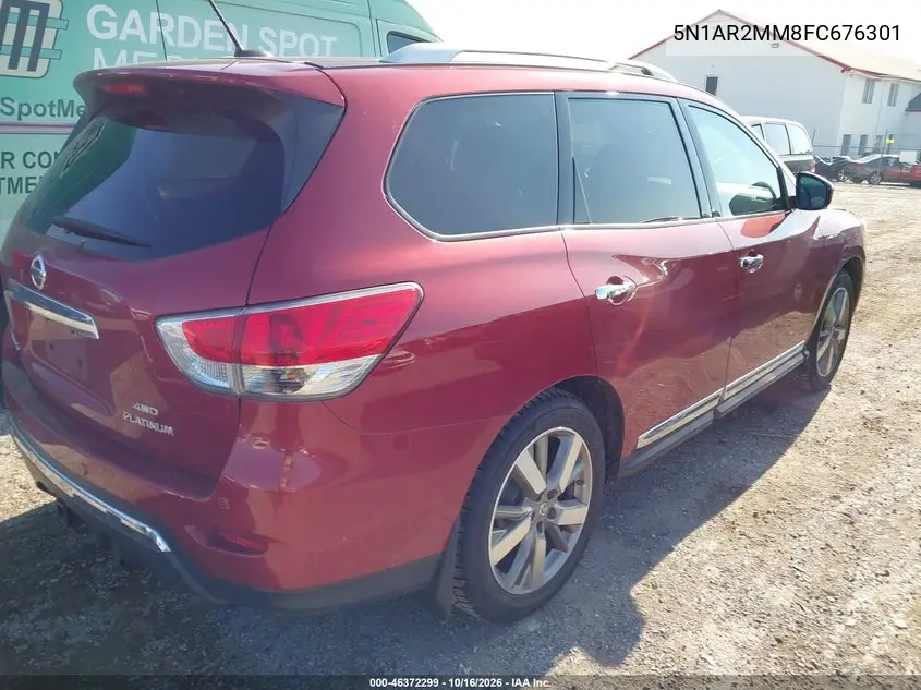 2015 NISSAN PATHFINDER VIN 5N1AR2MM8FC676301 — фото 4