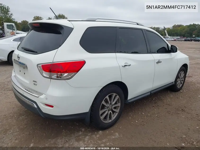 2015 NISSAN PATHFINDER VIN 5N1AR2MM4FC717412 — фото 4