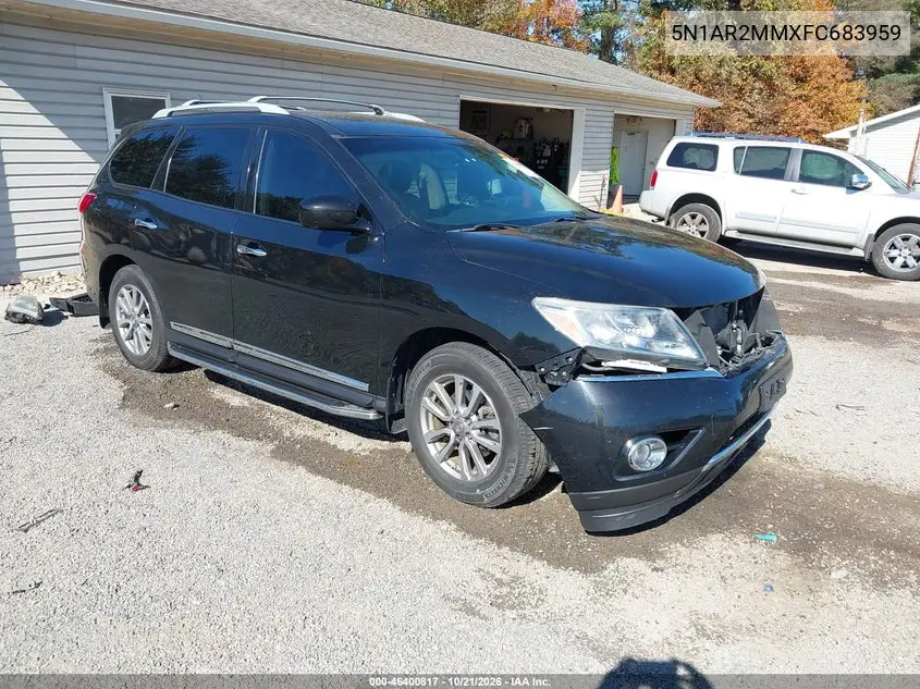 NISSAN PATHFINDER 2015, VIN 5N1AR2MMXFC683959