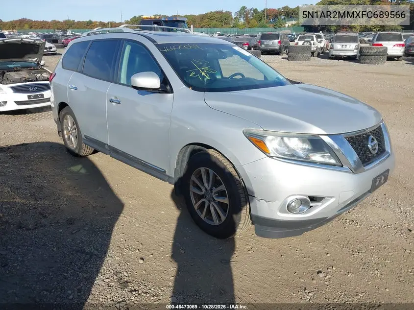 NISSAN PATHFINDER 2015, VIN 5N1AR2MMXFC689566