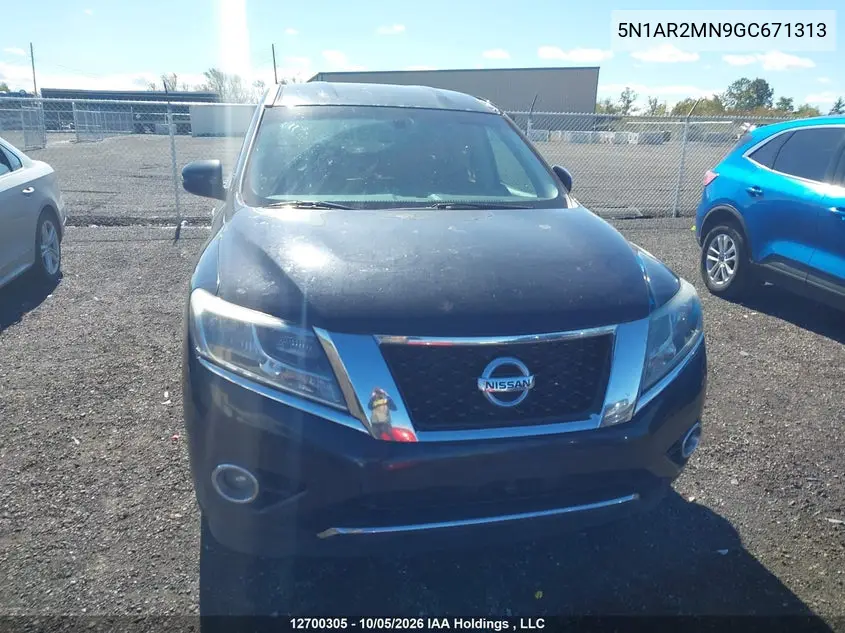 2016 NISSAN PATHFINDER VIN 5N1AR2MN9GC671313 — фото 12