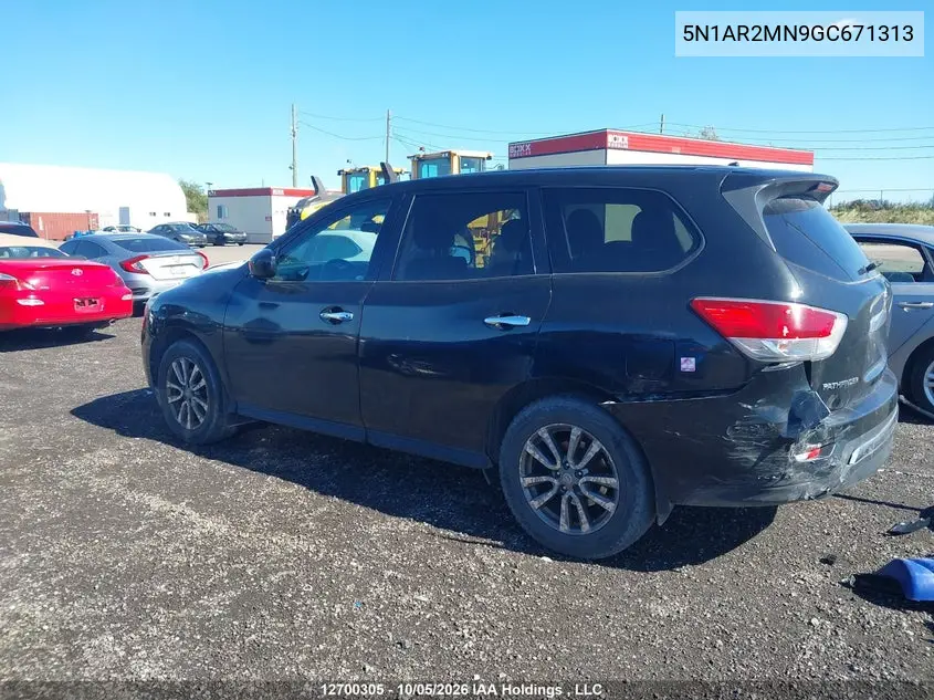 2016 NISSAN PATHFINDER VIN 5N1AR2MN9GC671313 — фото 14