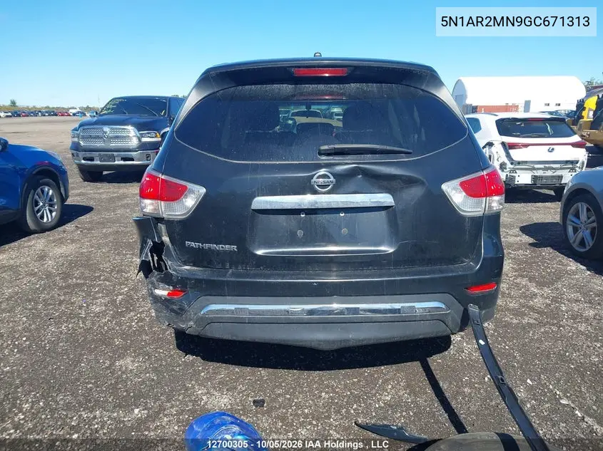 2016 NISSAN PATHFINDER VIN 5N1AR2MN9GC671313 — фото 16