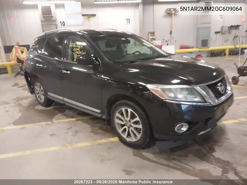 NISSAN PATHFINDER 2016, VIN 5N1AR2MM2GC609064