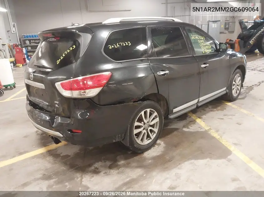 2016 NISSAN PATHFINDER VIN 5N1AR2MM2GC609064 — фото 4