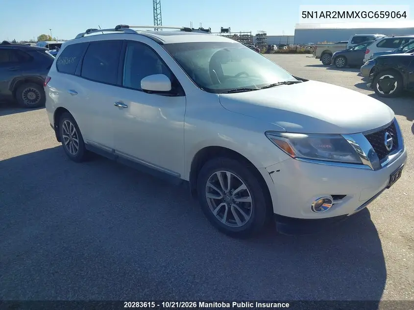 NISSAN PATHFINDER 2016, VIN 5N1AR2MMXGC659064