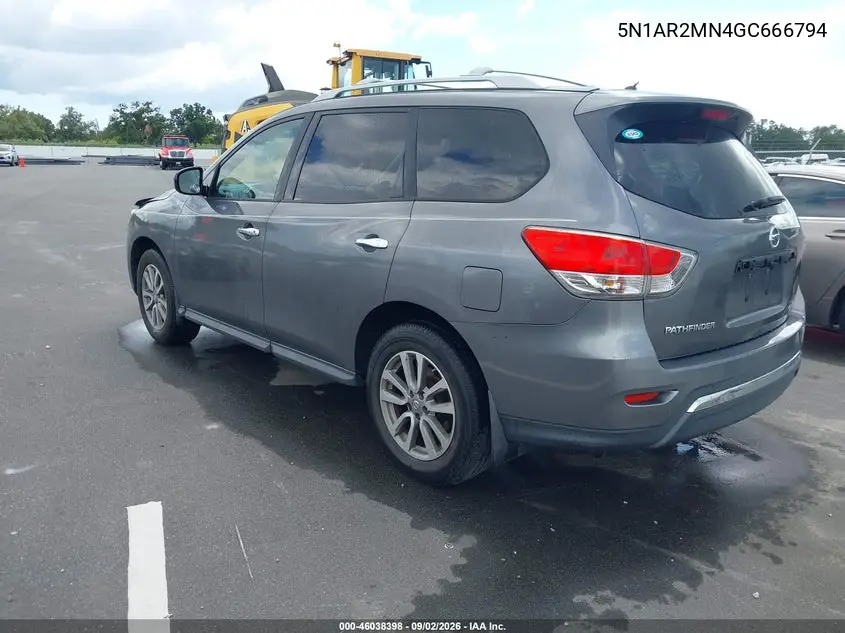 2016 NISSAN PATHFINDER VIN 5N1AR2MN4GC666794 — фото 3