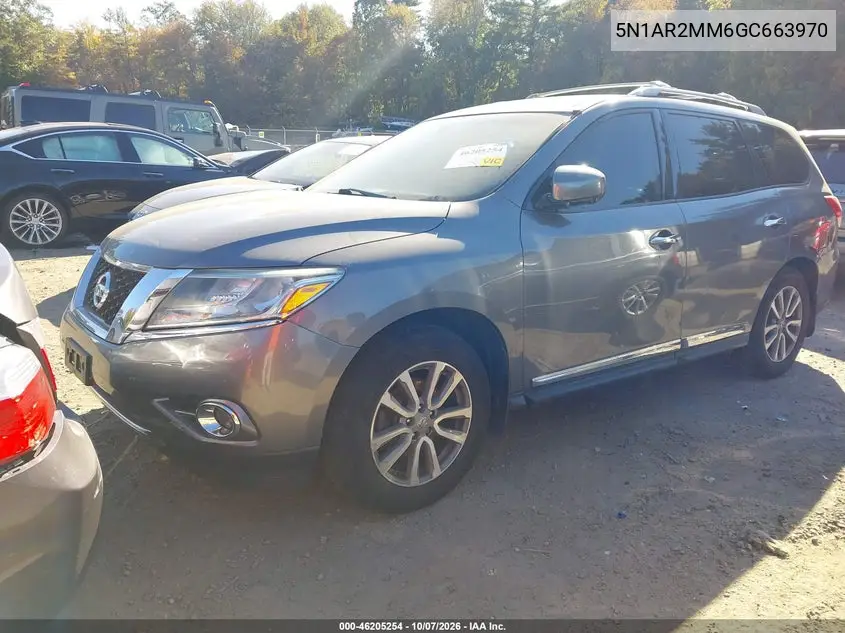 2016 NISSAN PATHFINDER VIN 5N1AR2MM6GC663970 — фото 2