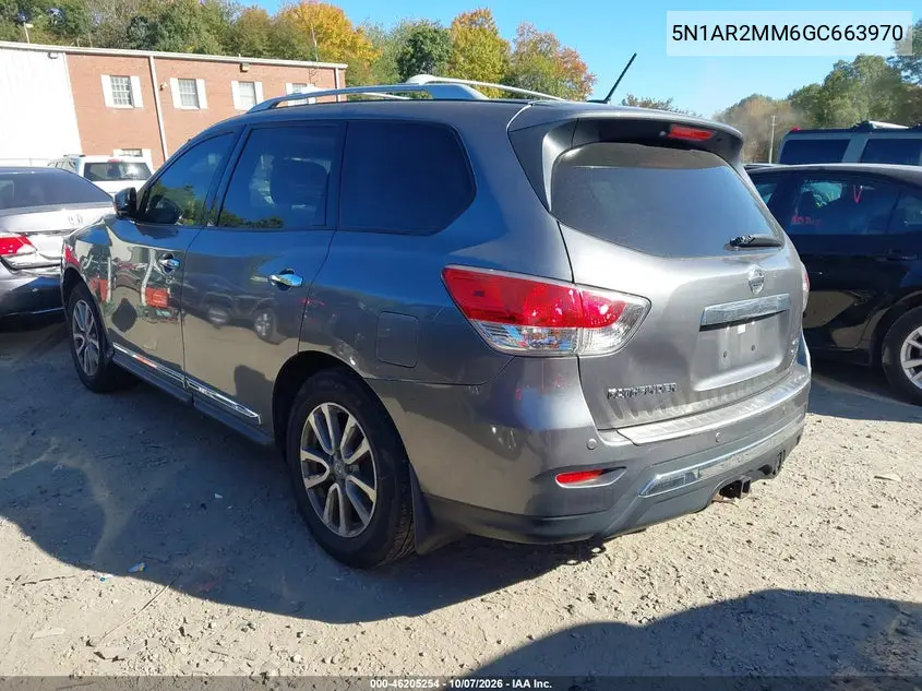 2016 NISSAN PATHFINDER VIN 5N1AR2MM6GC663970 — фото 3