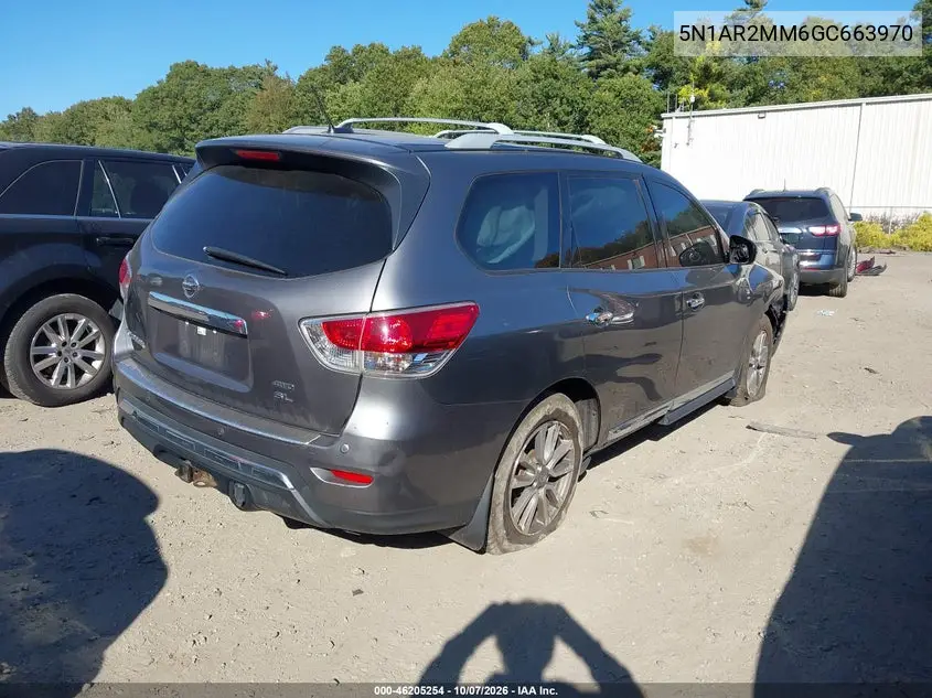 2016 NISSAN PATHFINDER VIN 5N1AR2MM6GC663970 — фото 4