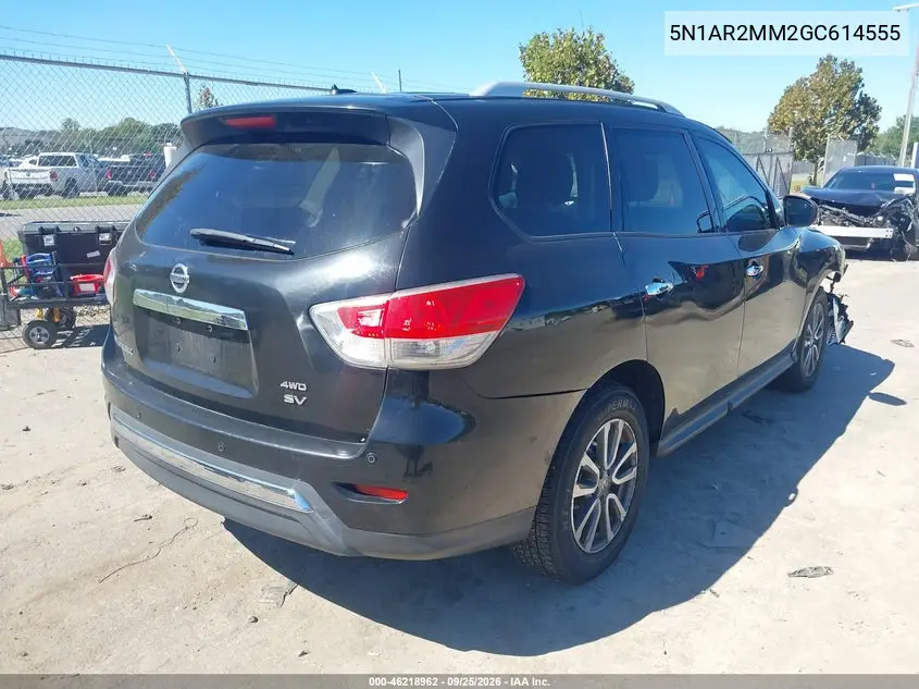 2016 NISSAN PATHFINDER VIN 5N1AR2MM2GC614555 — фото 4