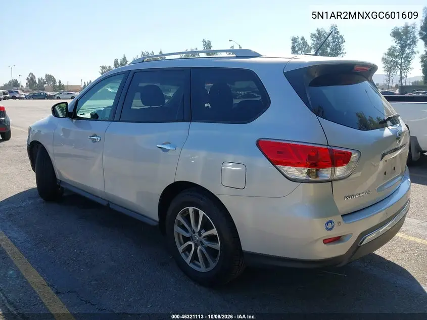 2016 NISSAN PATHFINDER VIN 5N1AR2MNXGC601609 — фото 3