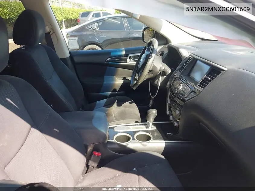 2016 NISSAN PATHFINDER VIN 5N1AR2MNXGC601609 — фото 5