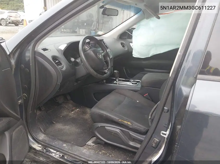 2016 NISSAN PATHFINDER VIN 5N1AR2MM3GC611227 — фото 5
