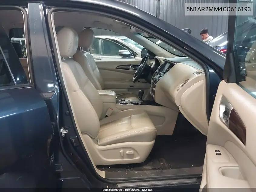 2016 NISSAN PATHFINDER VIN 5N1AR2MM4GC616193 — фото 5