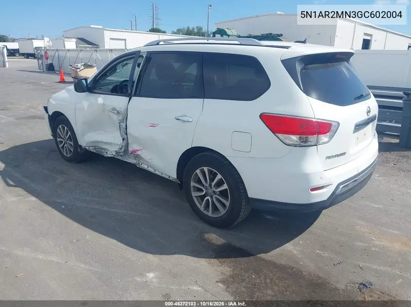 2016 NISSAN PATHFINDER VIN 5N1AR2MN3GC602004 — фото 3