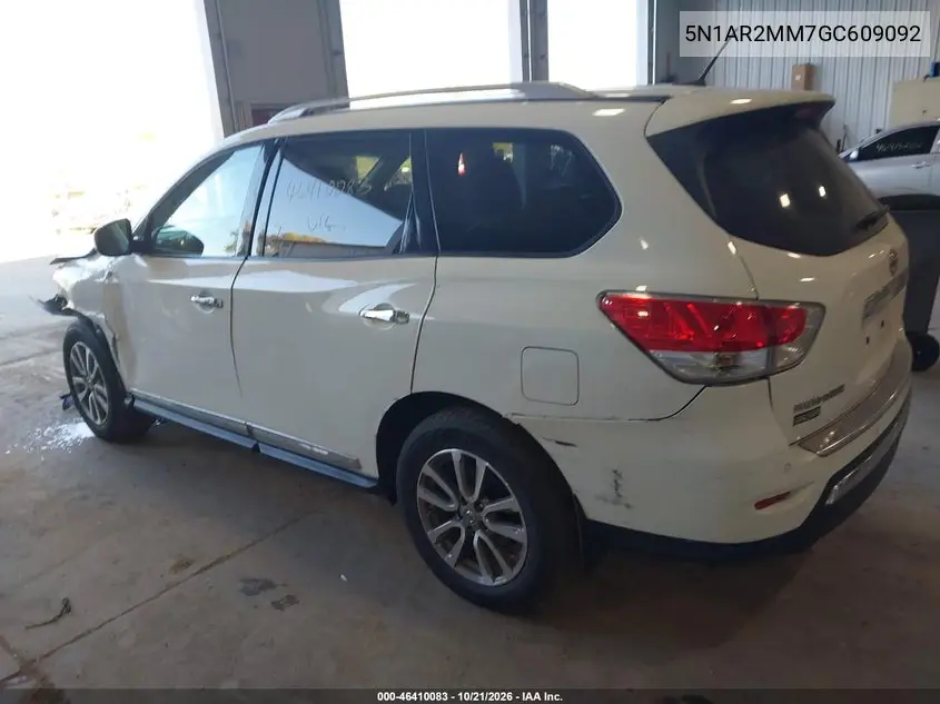 2016 NISSAN PATHFINDER VIN 5N1AR2MM7GC609092 — фото 3
