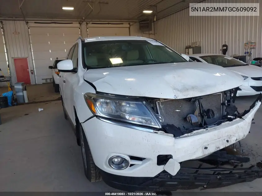 2016 NISSAN PATHFINDER VIN 5N1AR2MM7GC609092 — фото 6