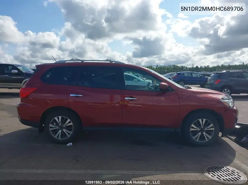 2017 NISSAN PATHFINDER VIN 5N1DR2MM0HC689706 — фото 14