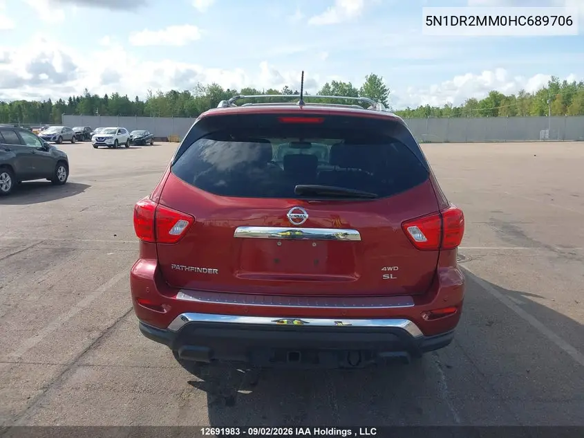 2017 NISSAN PATHFINDER VIN 5N1DR2MM0HC689706 — фото 17